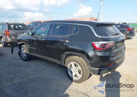 2023 Jeep Compass Sport 4X4 from USA, damaged, VIN 3C4NJDAN1PT544508
